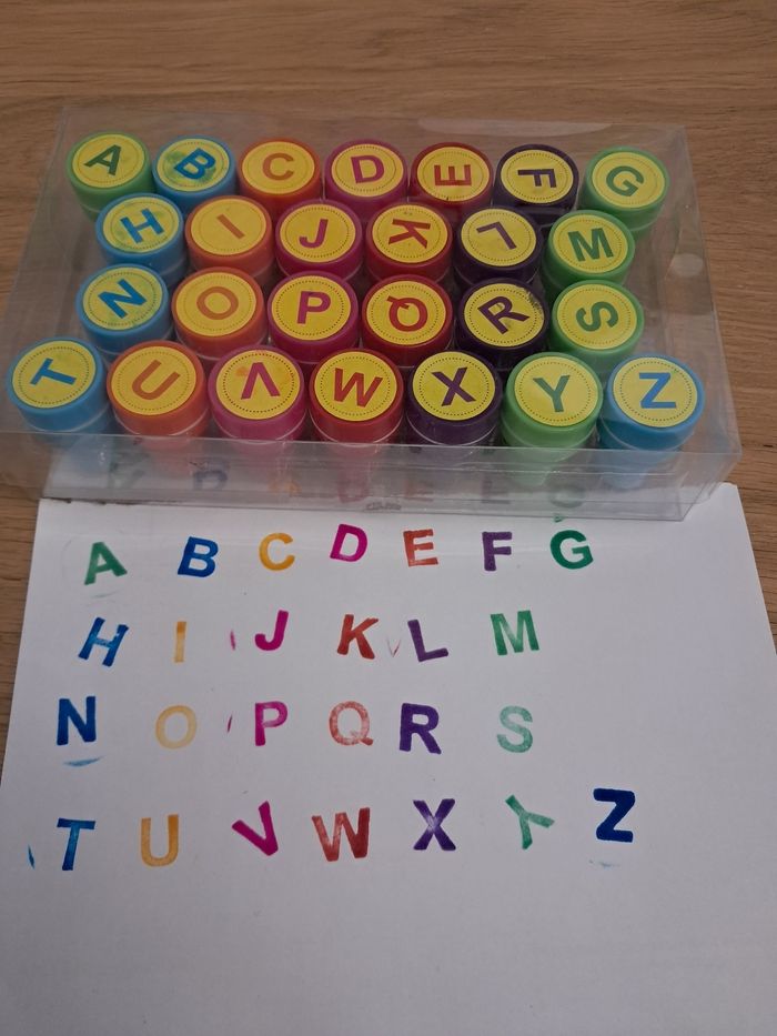 Tampons alphabet - photo numéro 2