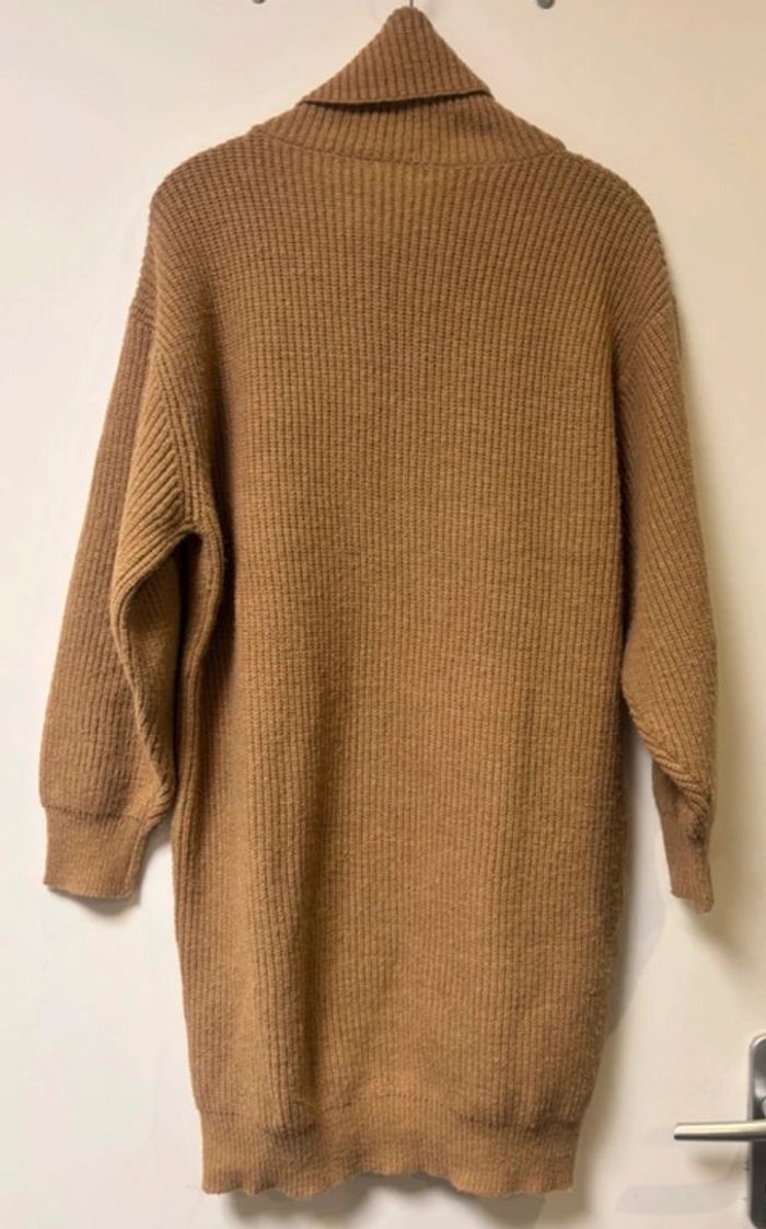 Jolie robe maille marron Copperose taille unique - photo numéro 2
