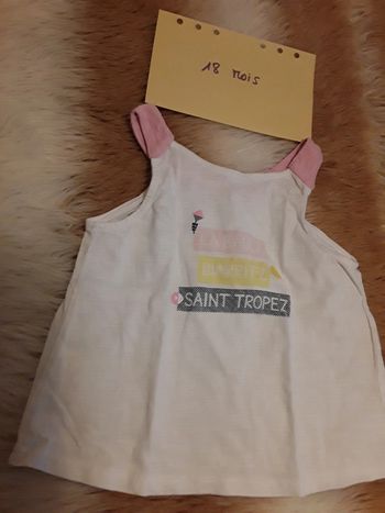 Debardeur bébé fille obaibi 18 mois