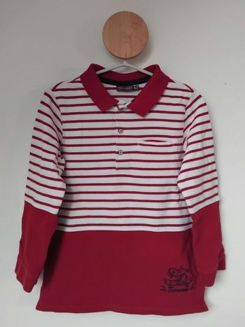 Polo 6 ans manches longues marinière Garçon 👦 