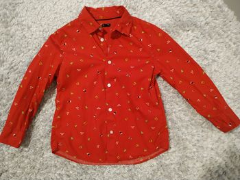 Chemise rouge 6 ans