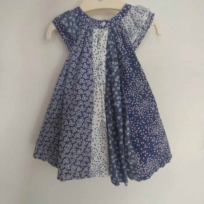 Jolie robe d'été 6 mois bleue - photo numéro 2