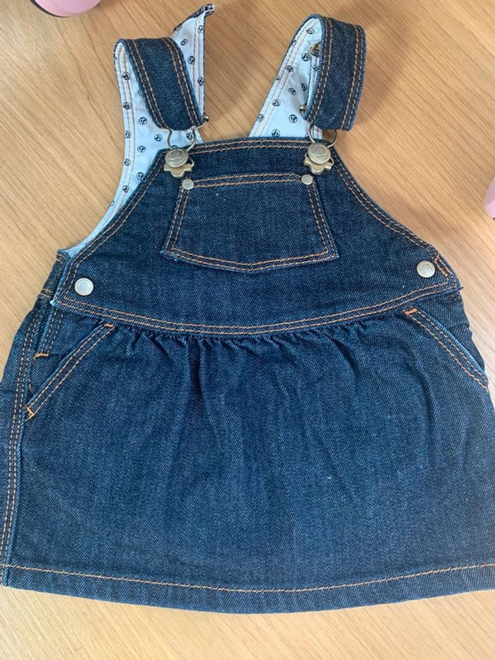 Robe en jeans petit bateau 3 mois - photo numéro 2