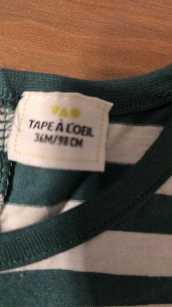 💙💙 Ensemble teeshirt ml et jeans 36mois /3ans garçon 💙💙 - photo numéro 5