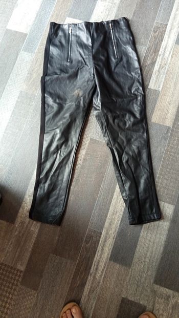Pantalon/legging simili cuir tissaia
