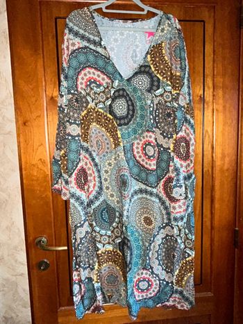 Robe multicolore imprimés Chantal B taille unique