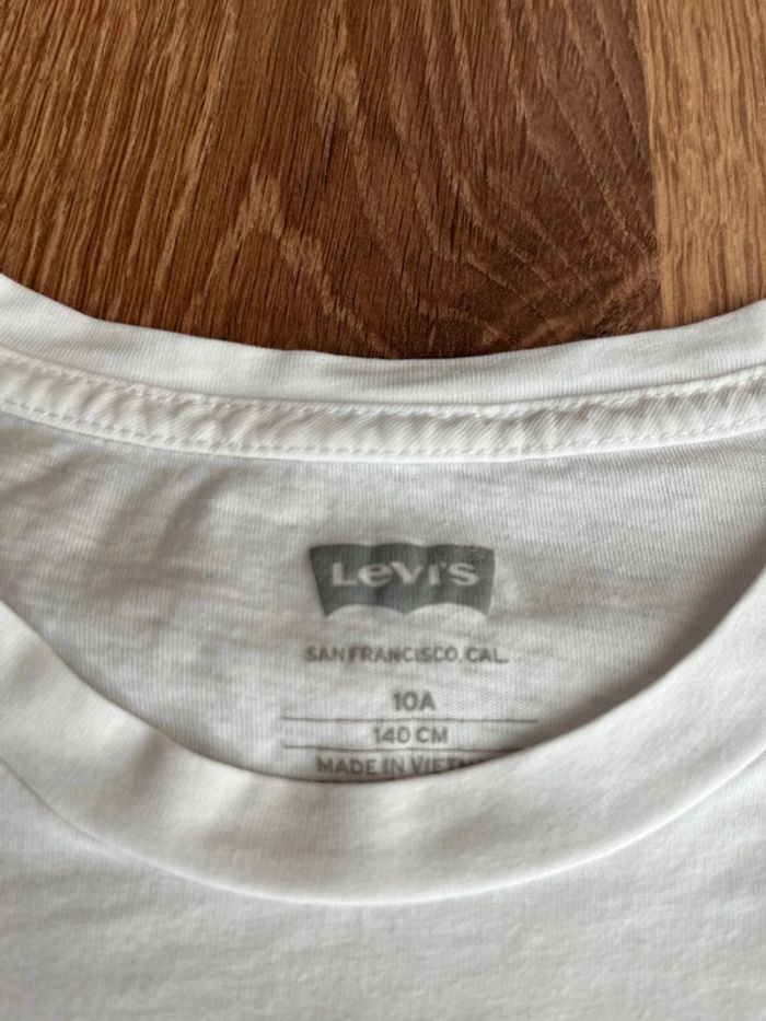 Tee shirt fille manches courtes Levi’s 10 ans - photo numéro 4