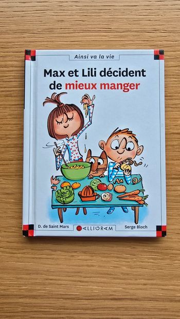 Livre Max et Lili décident de mieux manger