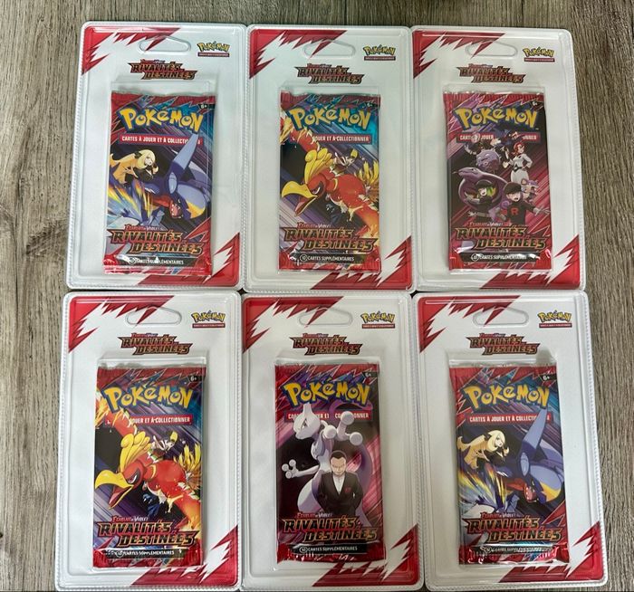 6 boosters sous blister EV10 rivalités destinées