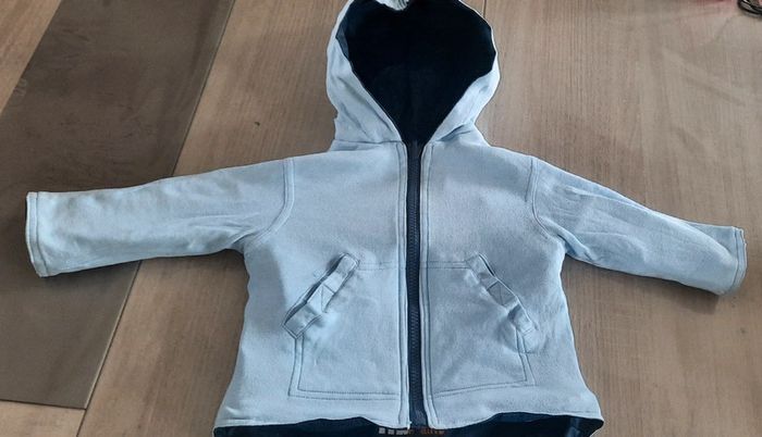 Coupe vent reversible, imperméable garçon 12 mois - photo numéro 3