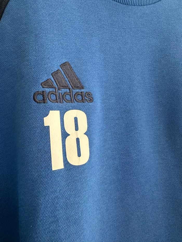 Pull adidas bleu taille M - photo numéro 3