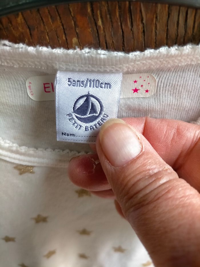 Lot de 2 tee shirts Petit bateau 5 ans - photo numéro 2