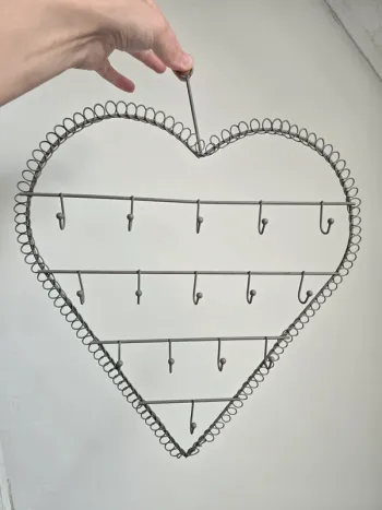 Cœur accroche bijoux