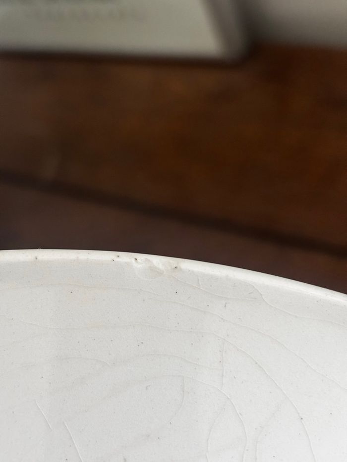 Vintage plat creux gien motif torchon - photo numéro 3