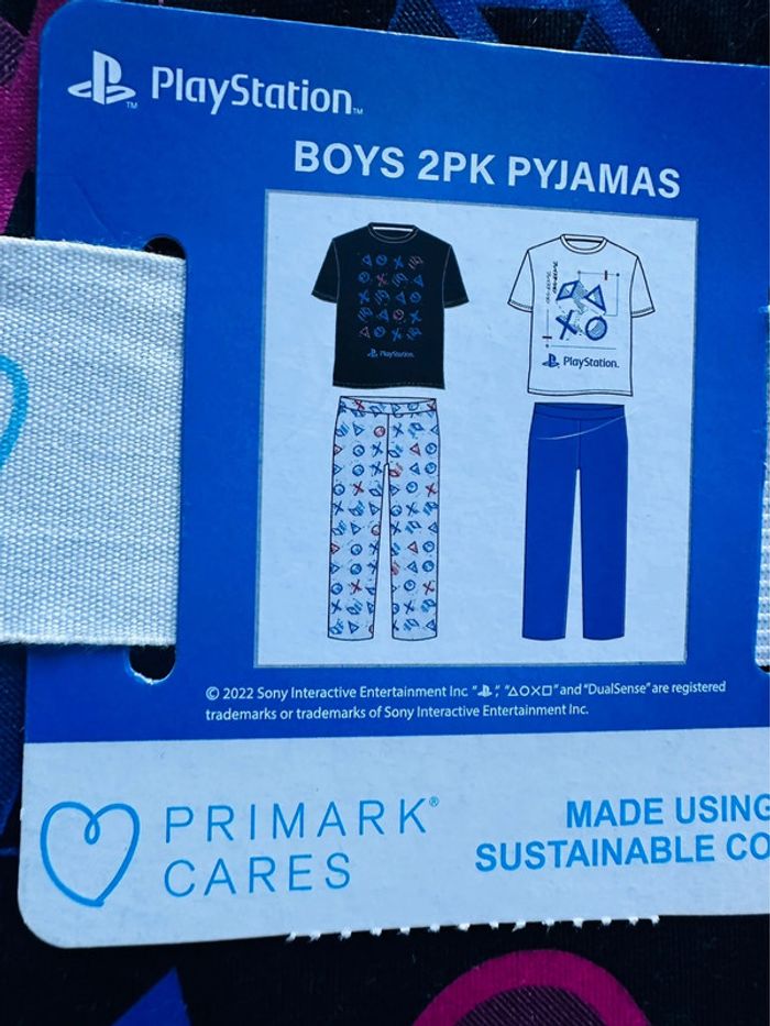 Lot pyjama PlayStation 7/8 ans - photo numéro 2