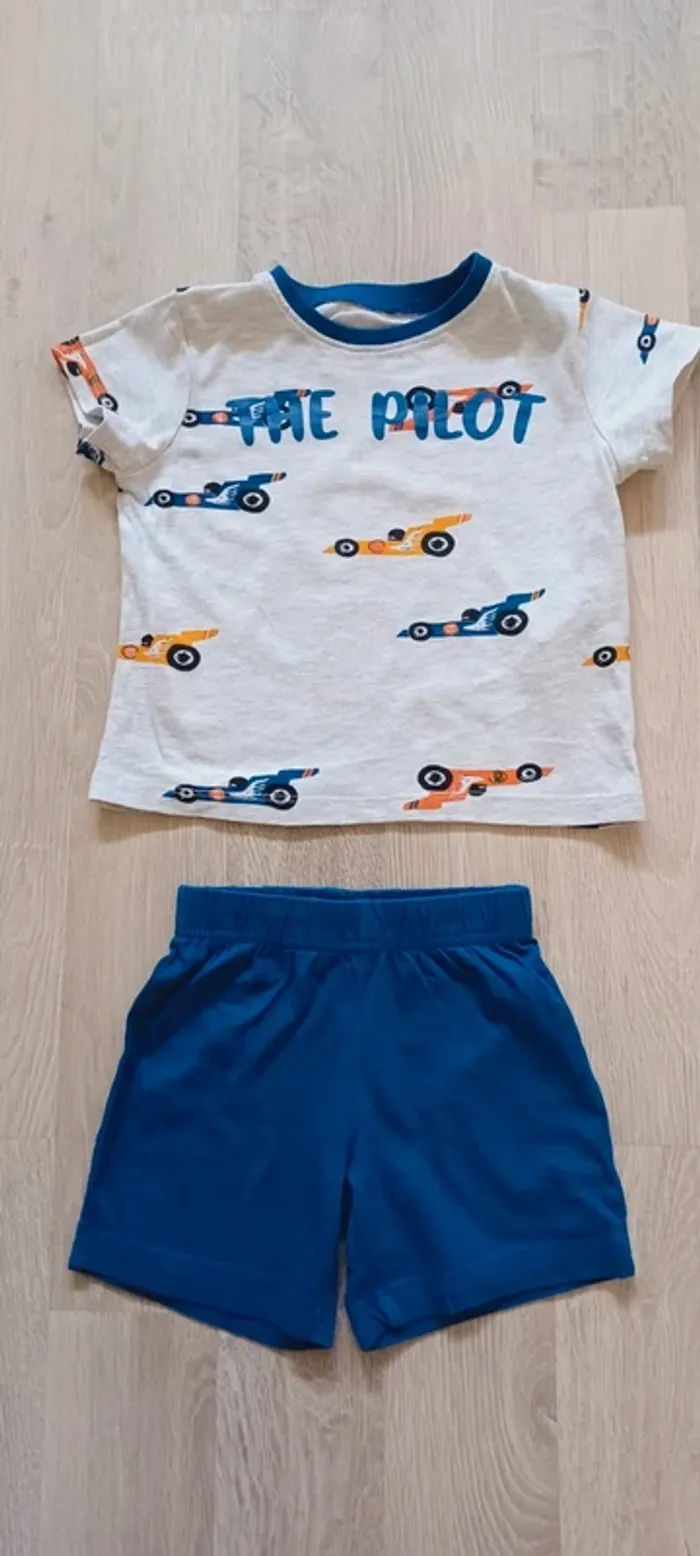 Pyjama garçon Tee-shirt short motif singe, taille 3 ans, marque In Extenso - photo numéro 9