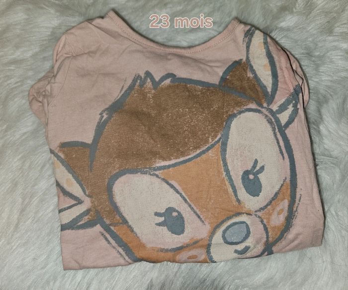 🌸 Pyjama vieux rose Bambi – Disney Baby