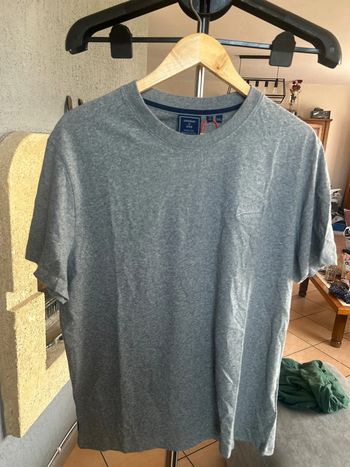 Teeshirt homme gris Superdry