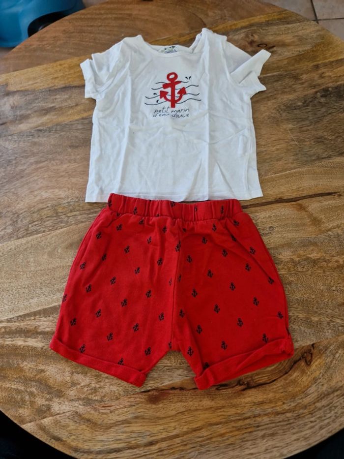 Ensemble été garçon 18 mois
