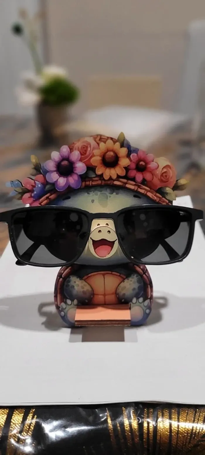 Repose lunettes tortue