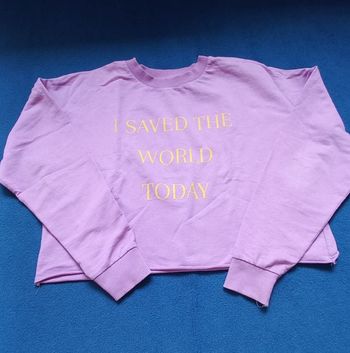 Pull court fille taille S