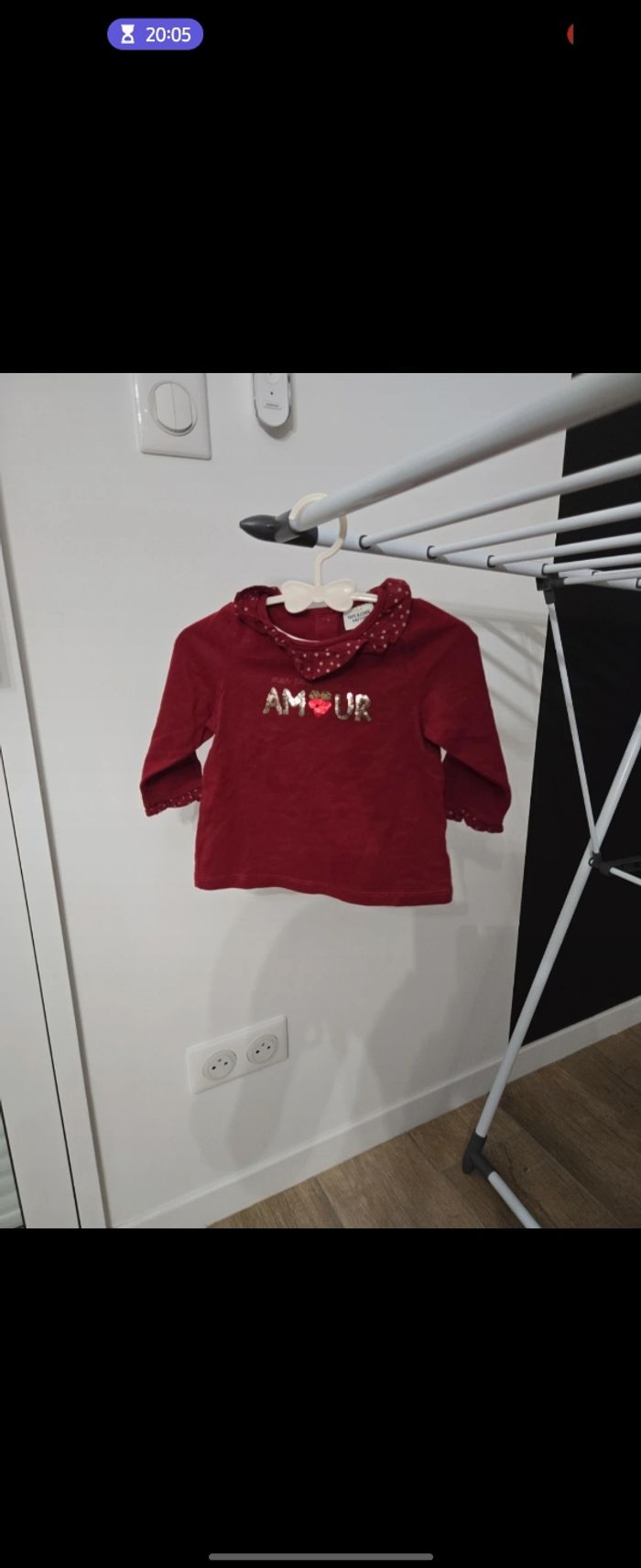 T-shirt manche longue 9 mois