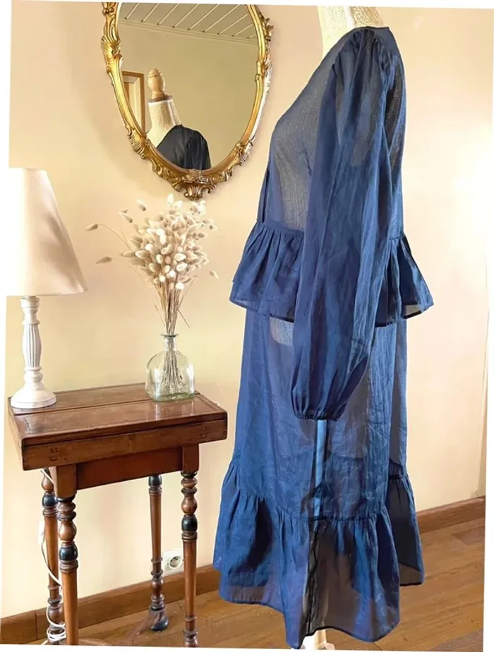 Robe noir transparente à Manches Longues - Monki - neuf - photo numéro 6