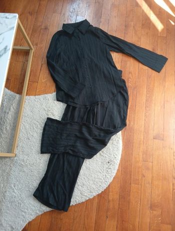 femme ensemble chemise 