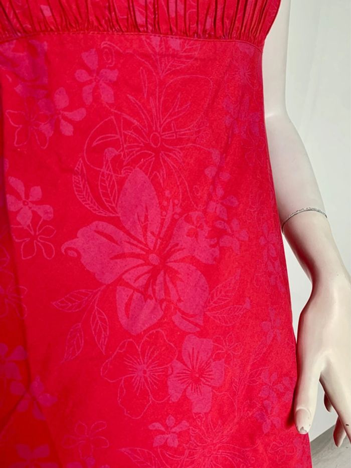 Robe printanière rouge - photo numéro 2