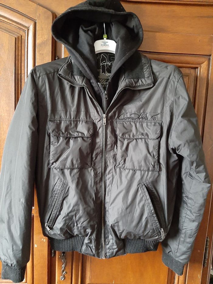 blouson rembourré à capuche