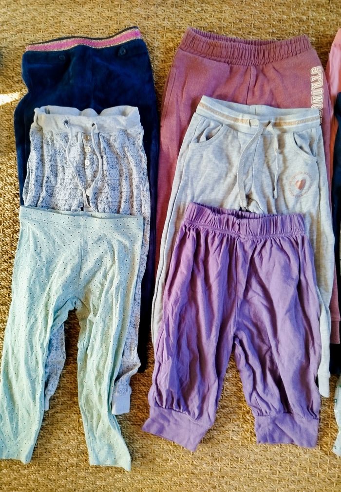 Lot pantalons leggings fille - photo numéro 2