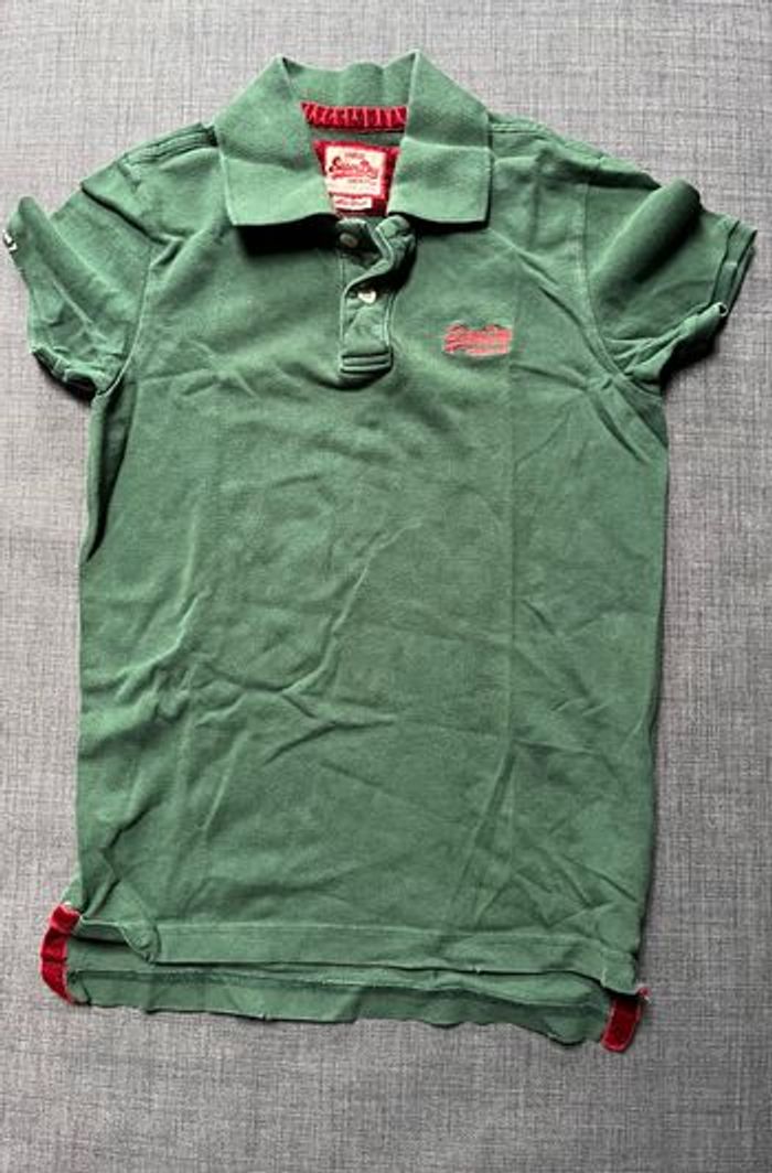 Polo SuperDry vert. S