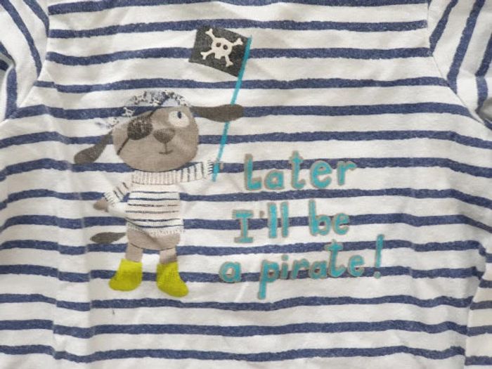 3 T- shirts Manche Longue 6 mois - photo numéro 3