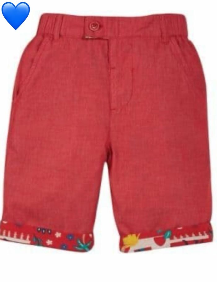 Short réversible de la marque Frugi modèle i India Ralph Reversible Shorts taille 9/10ans Neuf dans son emballé d’origine   Frugi - photo numéro 2