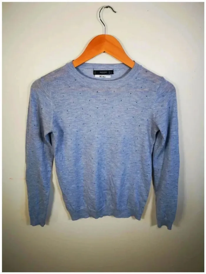 C34 pull gris Mango S