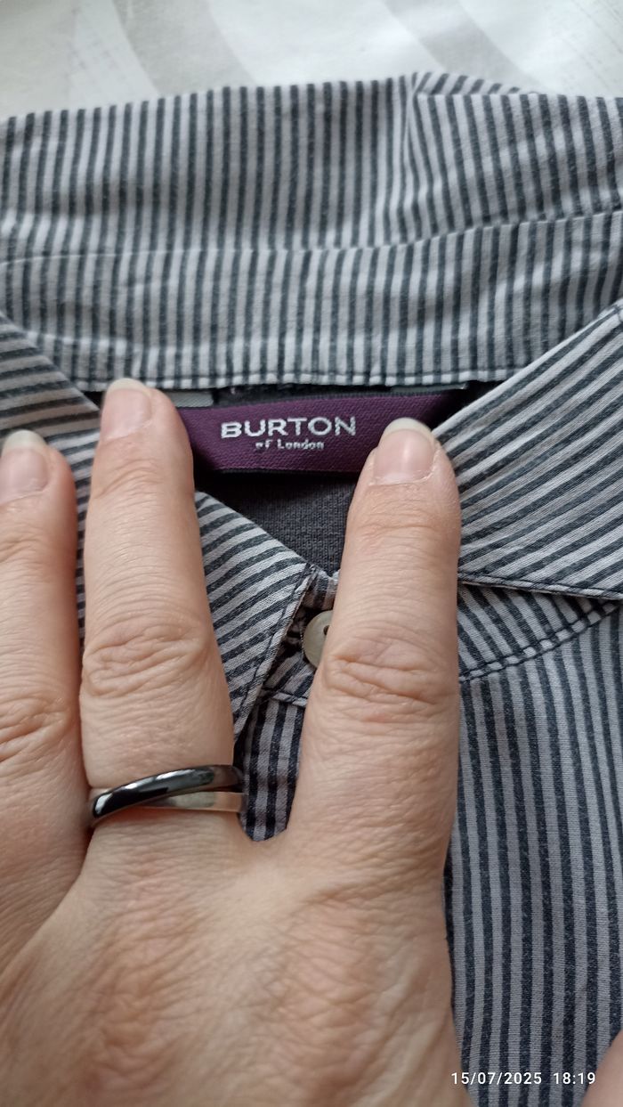 Haut effet chemise Burton 38 gris - photo numéro 2