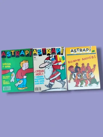 Lot de 3 magazines Astrapi 1987, 1988, 1989 ! 📖