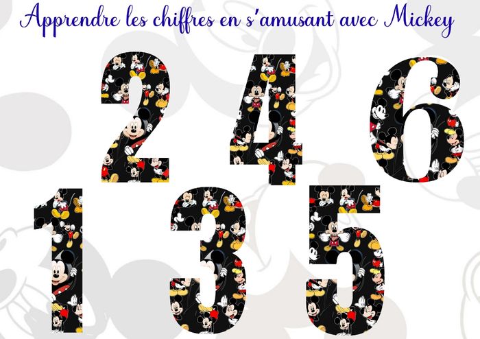 Fiche d'activité mickey