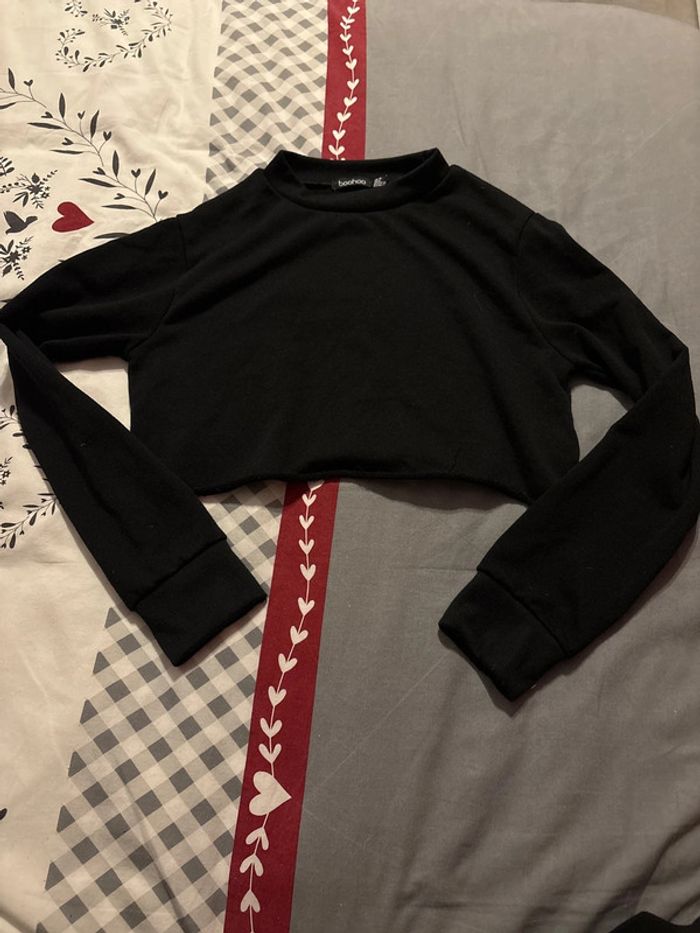 crop top manches longues