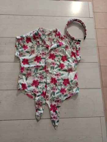 Chemise à nouer + serre tête TAO