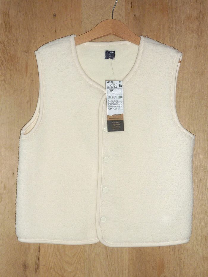 Gilet moutonné KIABI - 10 ans - Neuf étiquette