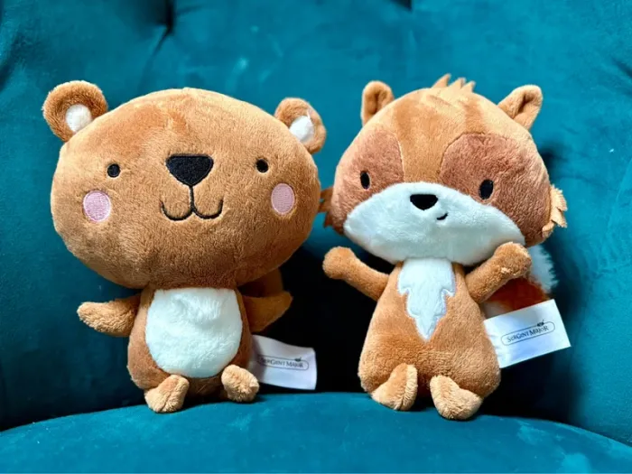 Lot de 2 peluches