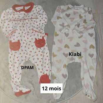 Lot pyjamas hiver fille