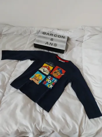 Haut de pyjama Pat patrouille garçon 6 ans
