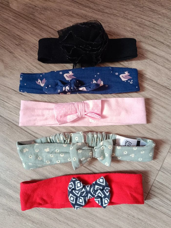 Lot bandeau bébé fille