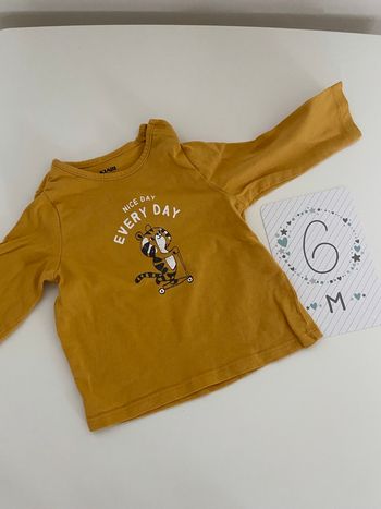 T-shirt manche longue 6mois 