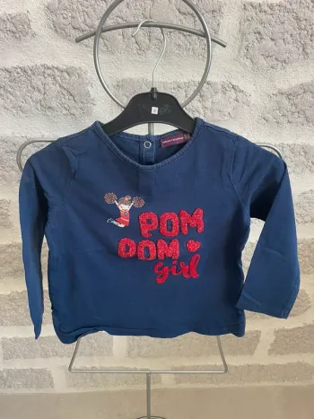 Tee shirt fille 3 ans mi saison sergent major manches longues
