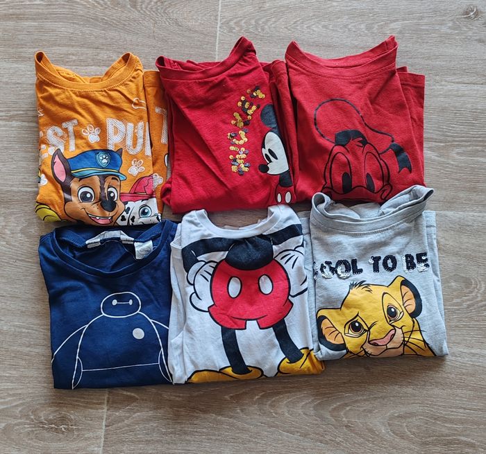 Lot de 6 t-shirts manches longues