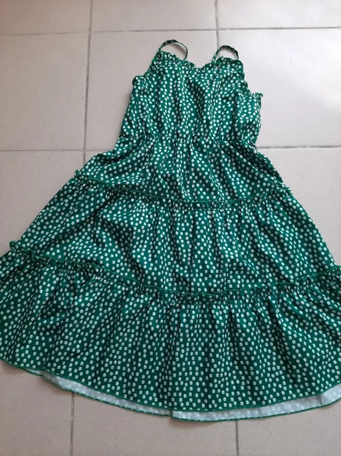 Robe fille avec ceinture 10 ans