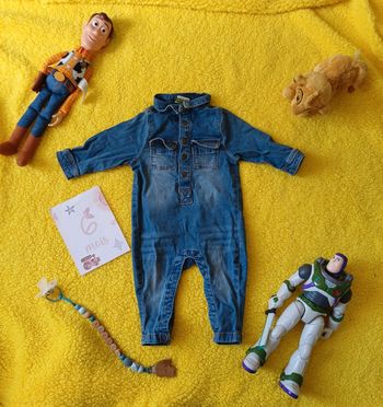 Salopette en Jean garçon